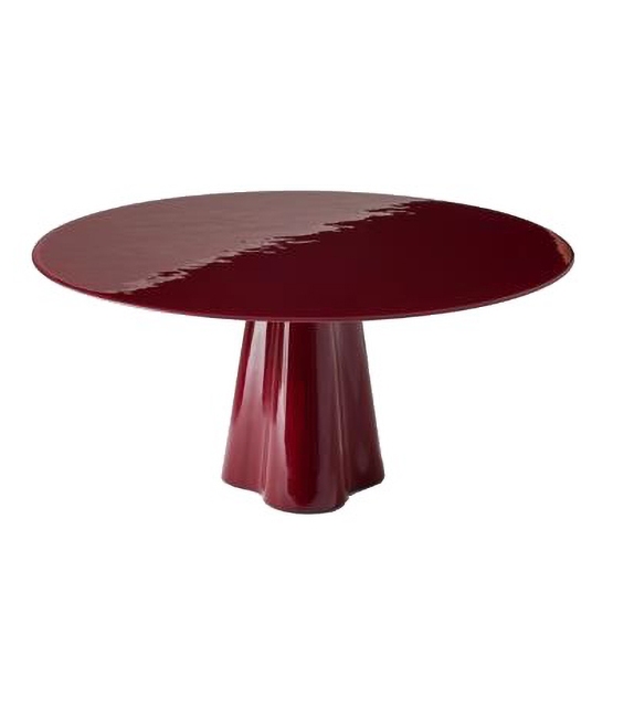 Treflo Cassina Table with Wooden Top