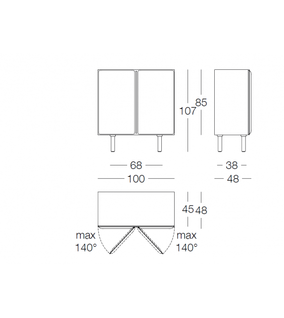 Tacito Magis High Storage Unit