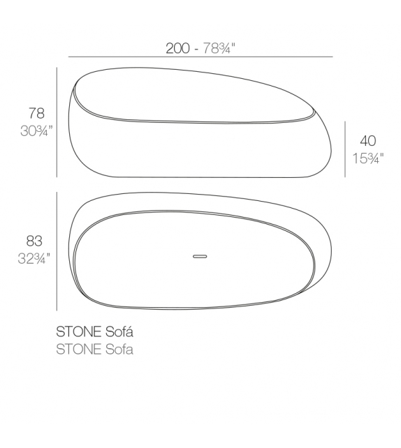 Stone Sofa Vondom