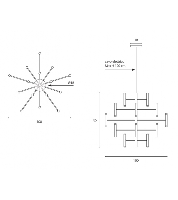 Charme - S Riflessi Pendant Lamp