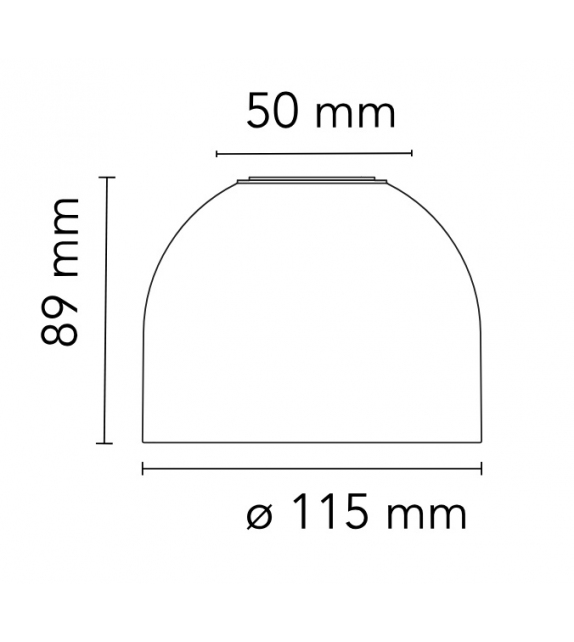 Wan Flos Ceiling/Wall Lamp