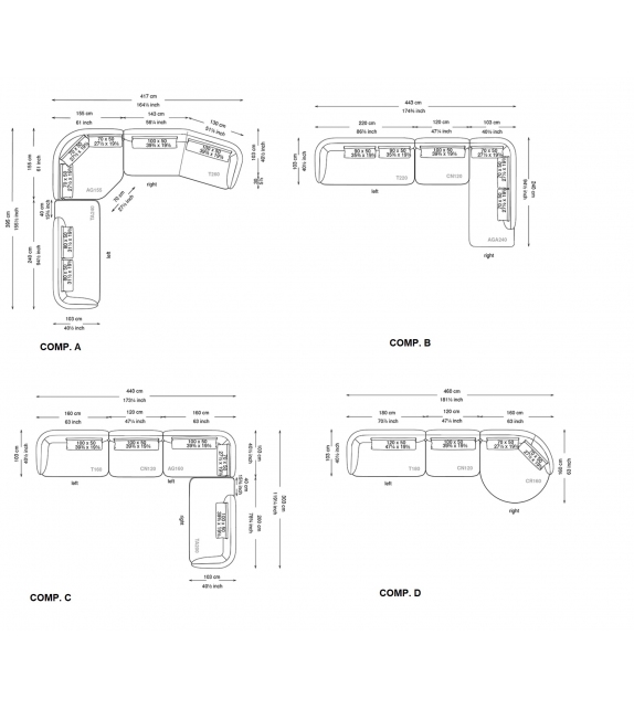Craig Canapé Cattelan Italia