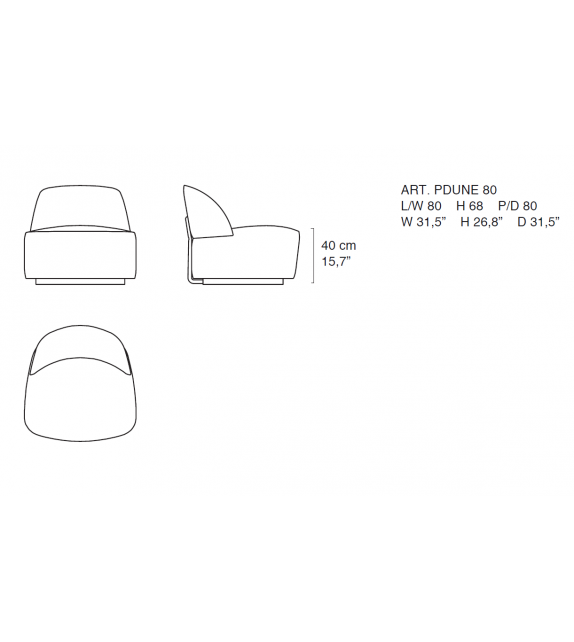 Dune Alivar Poltrona