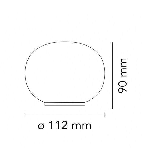 Glo-Ball Basic Zero Flos Table Lamp