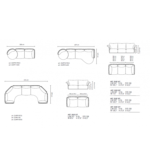 Durante Alivar Sofá