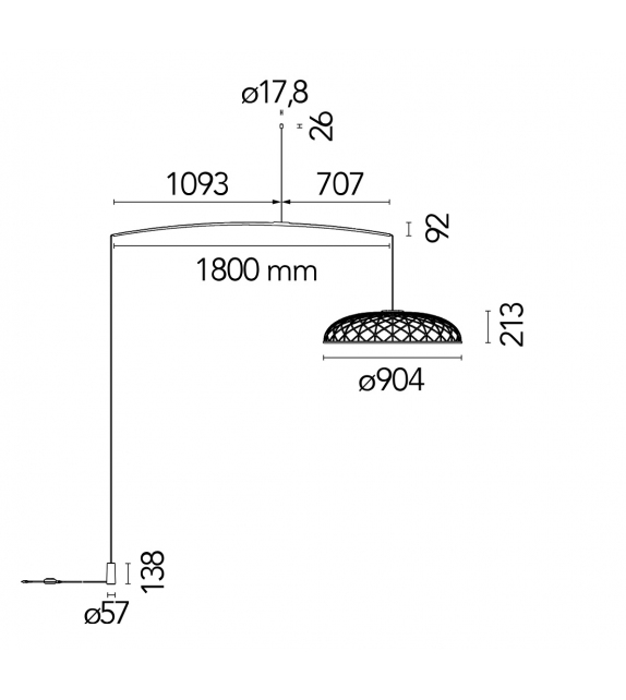 Skynest Motion Flos Pendant Lamp