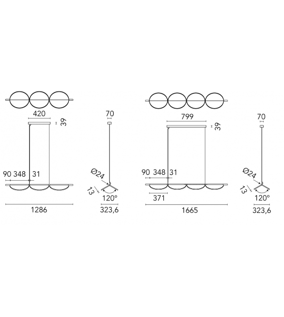 Almendra S Flos Suspension