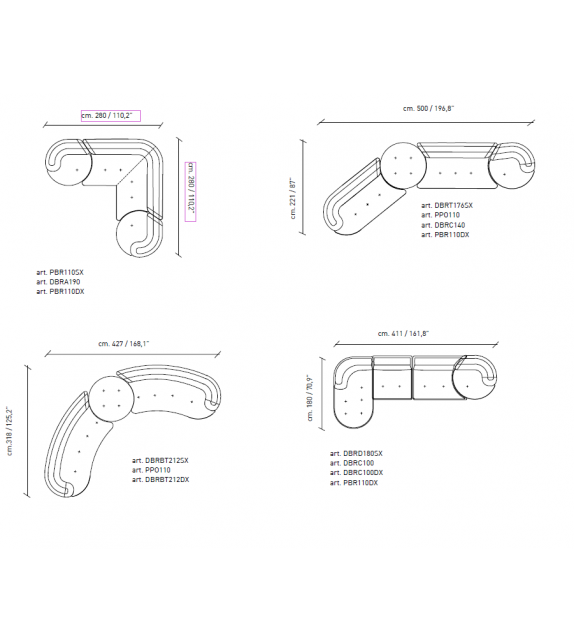 Bordone Alivar Divano