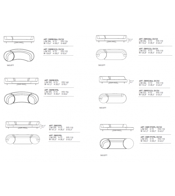 Bordone Up Alivar Canapè