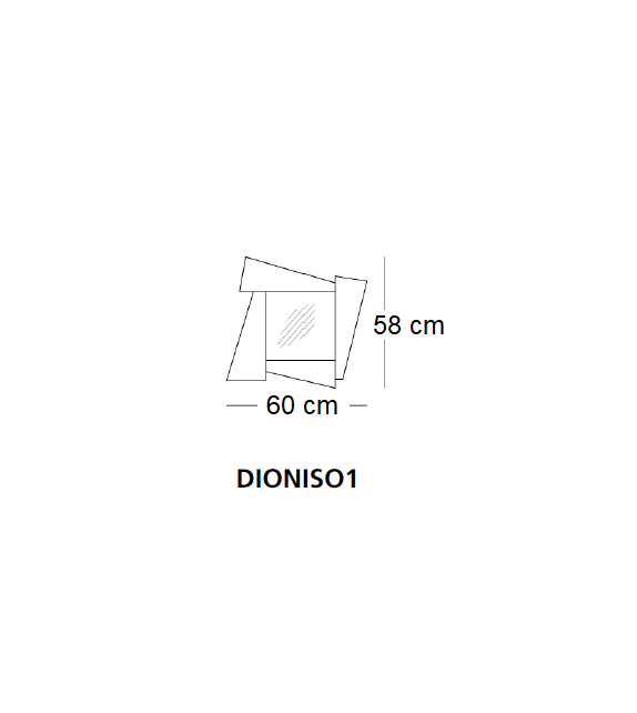 Dioniso 1 Glas Italia Specchio