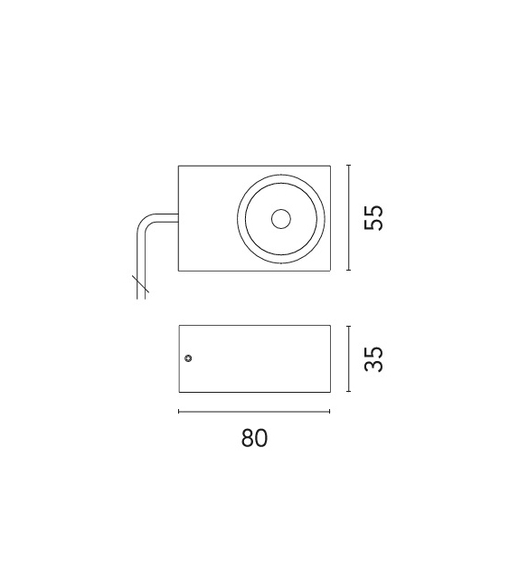 Heavy Metal 1 Flos Lampada da Parete