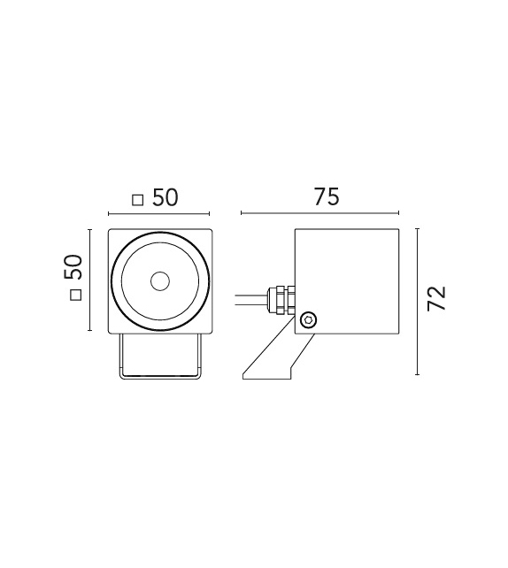 Heavy Metal Spot 1 Flos Wall/Ceiling/Floor Lamp