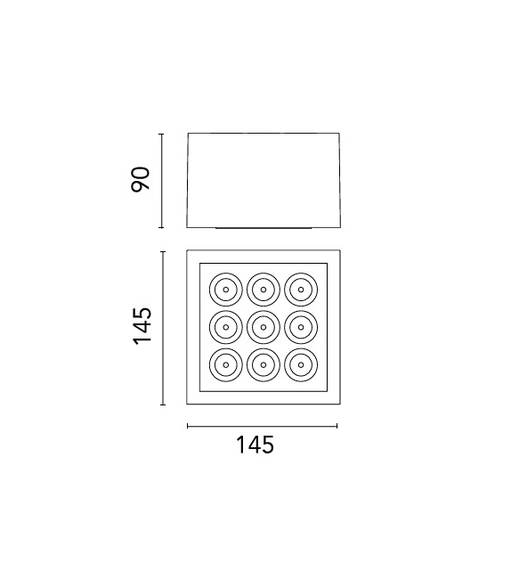 Mile 2 Flos Deckenleuchte