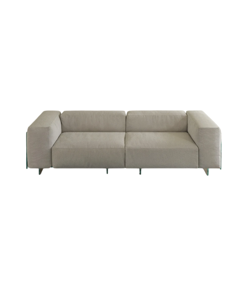 Crystal Lounge Glas Italia 2-Sitzer-Sofa