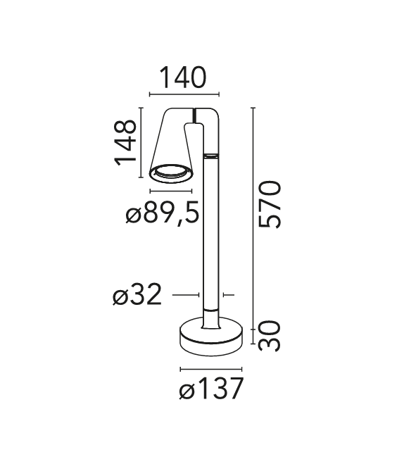 Belvedere Spot F2 Flos Floor Lamp