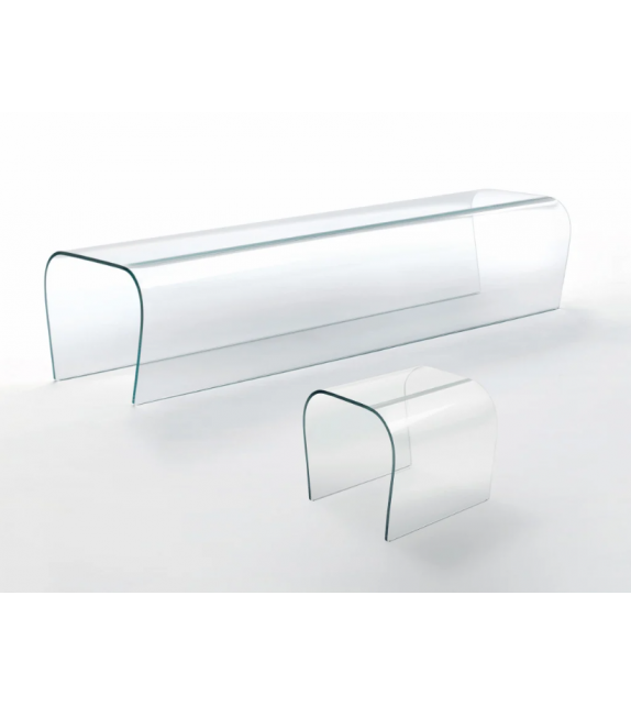 Bent Glass Glas Italia Hocker
