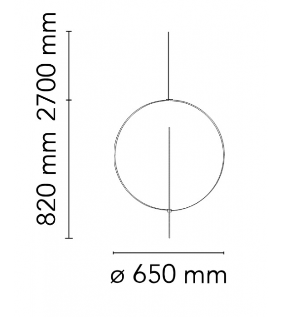 Versandfertig - Overlap Flos Hängeleuchte