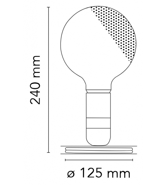 Ready for shipping - Lampadina Flos Table Lamp
