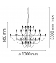 2097/50 Flos Candelabro