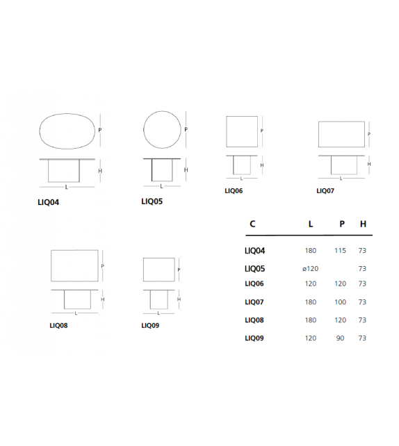 Liquefy Glas Italia Table