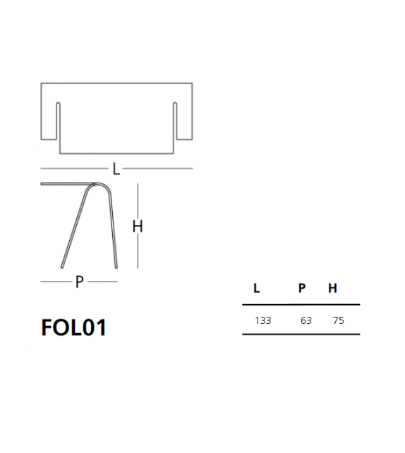 Folio Glas Italia Desk
