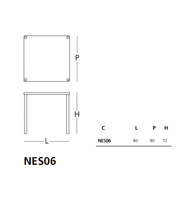 Nesting Glas Italia Table