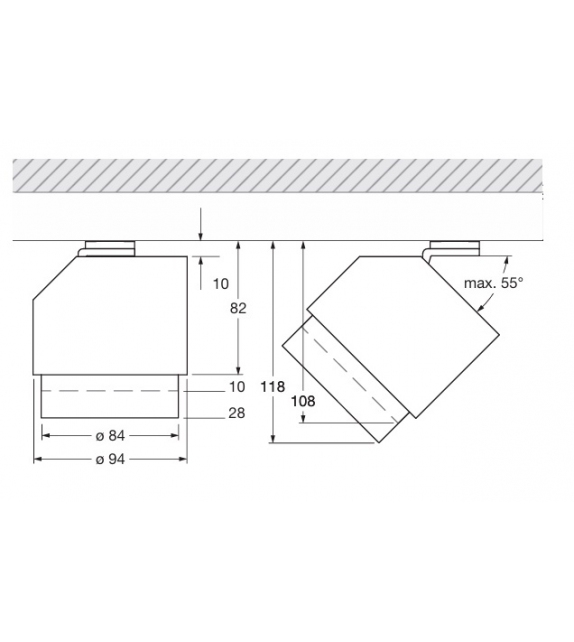 Ready for shipping - Lui Alto Track Occhio Spotlight