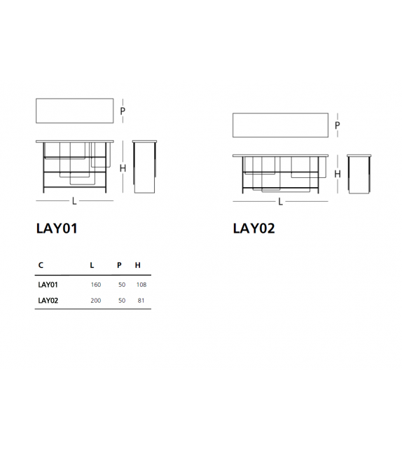 Layers Glas Italia Bookcase