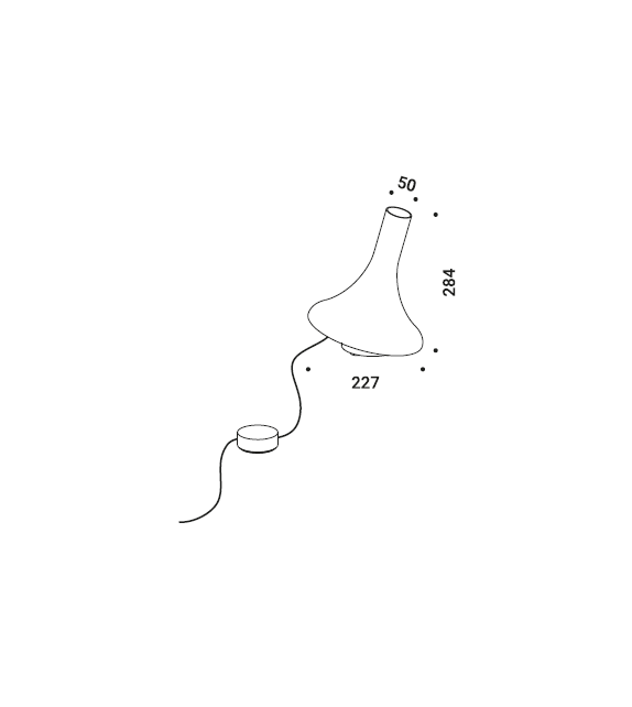 Pronta consegna - OneOff Davide Groppi Lampada da Terra / Tavolo
