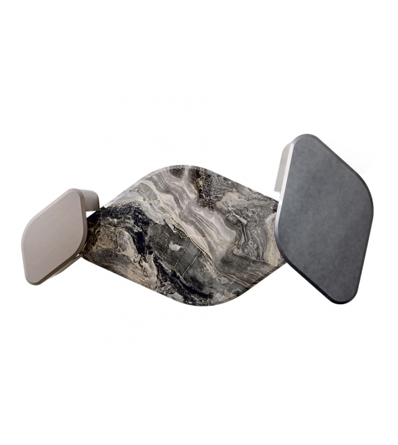 Ligea Giorgetti Couchtisch mit Marmorplatte