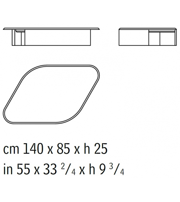 Ligea Giorgetti Coffee Table with Marble Top