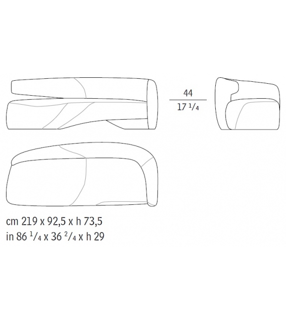 Seidon Giorgetti Sofa