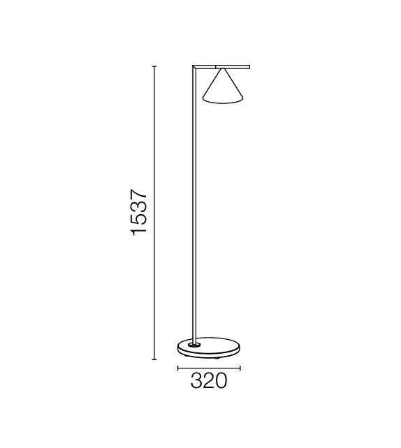 Ready for shipping - Captain Flint Flos Outdoor Floor Lamp