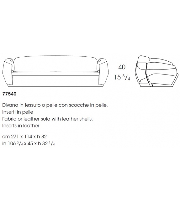 Lorelei Giorgetti Sofa