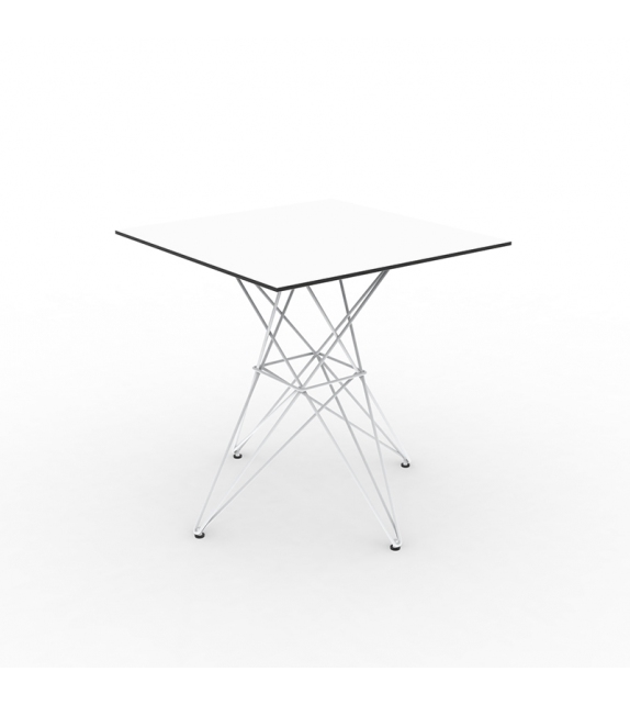 Faz Square Table Inox Vondom