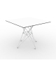 Faz Square Table Inox Vondom