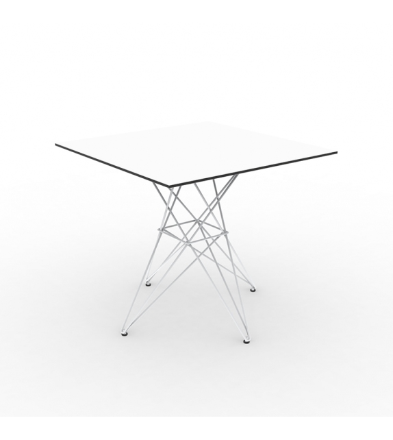 Faz Square Table Inox Vondom
