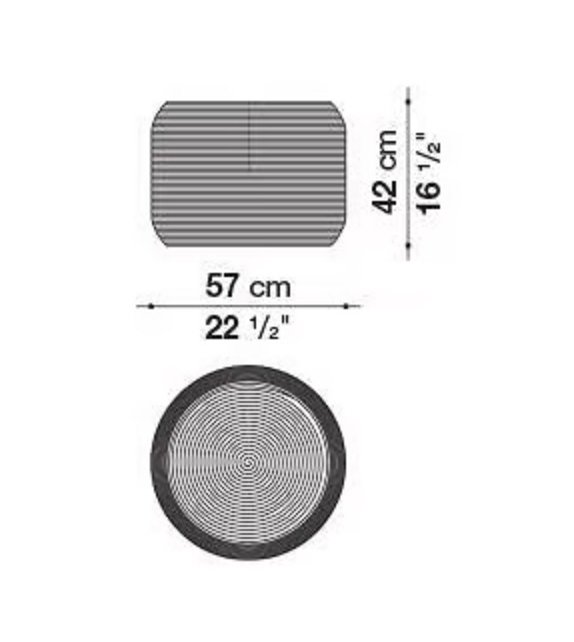 Ready for shipping - Karam B&B Italia Outdoor Basket