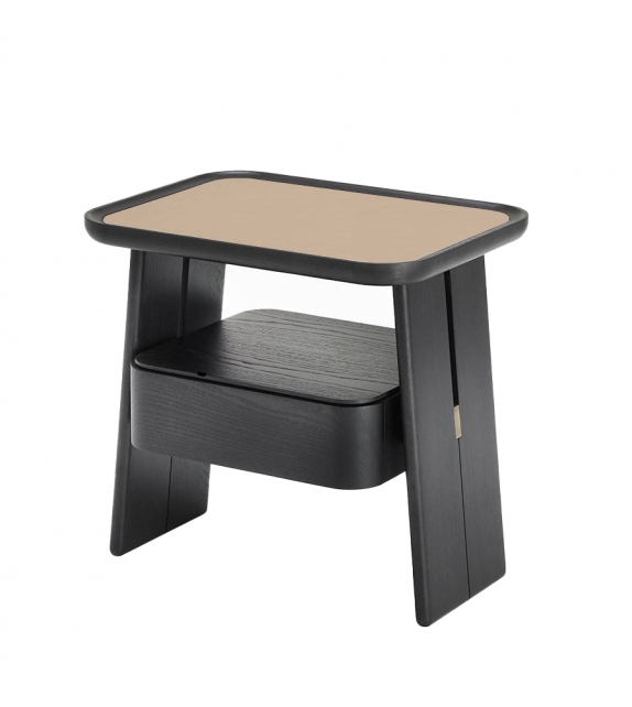 Ready for shipping - Duo Bedside Table Poltrona Frau & Ceccotti Collezioni