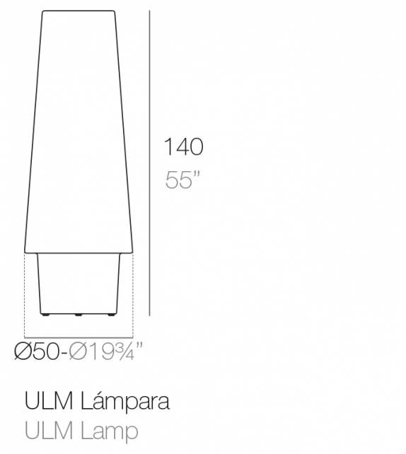Ulm Lampadaire Vondom