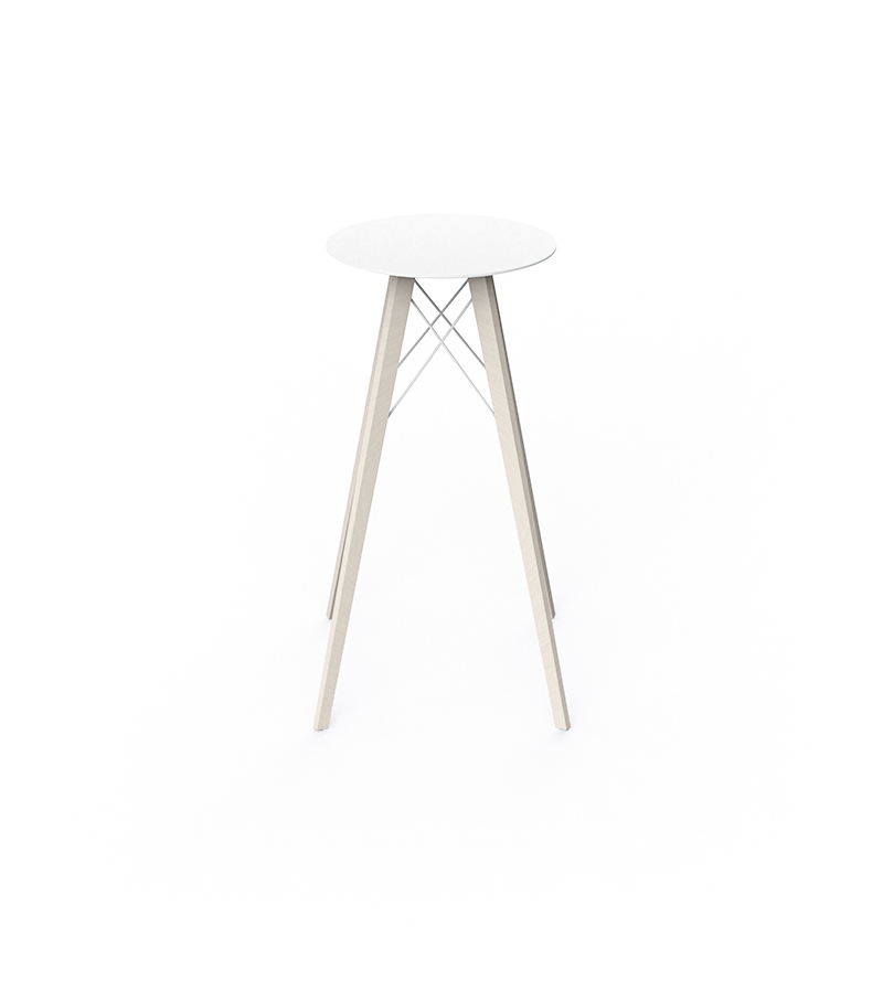 Faz Wood Vondom Table Haute