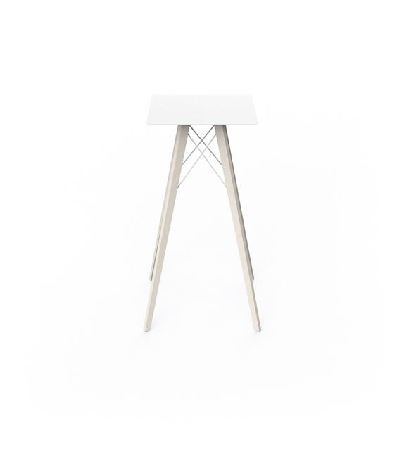 Faz Wood Vondom Table Haute
