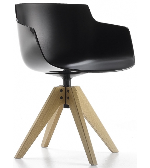 Flow Slim Rovere MDF Italia Poltroncina