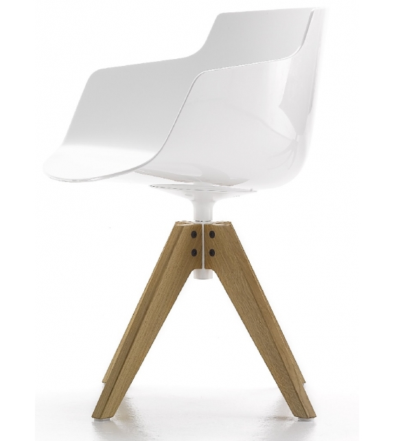 Flow Slim Rovere MDF Italia Fauteuil
