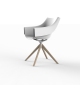 Manta Vondom Wooden Swivel Armchair