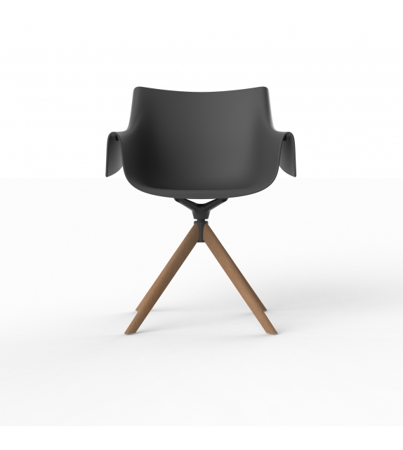 Manta Vondom Poltroncina Girevole in Legno