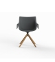 Manta Vondom Fauteuil Pivotant en Bois