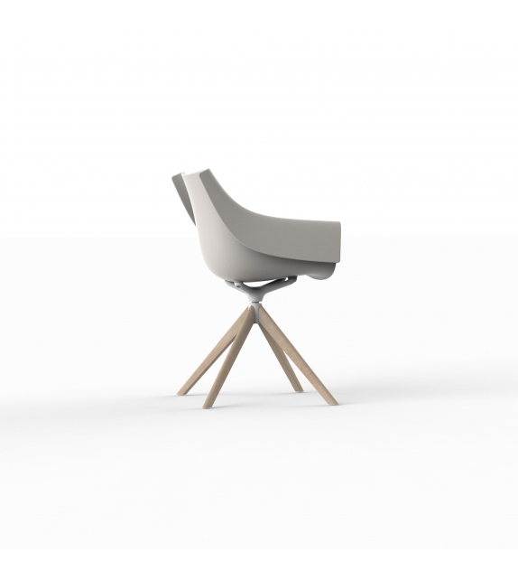 Manta Vondom Fauteuil Pivotant en Bois