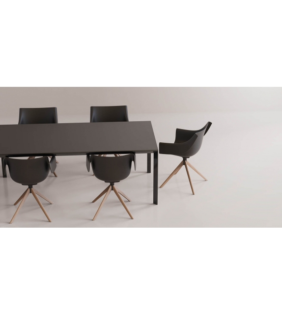 Manta Vondom Poltroncina Girevole in Legno