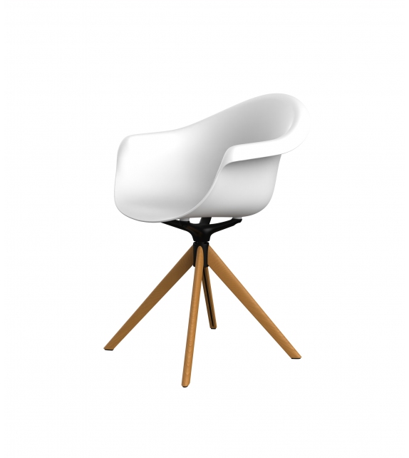 Incasso Vondom Fauteuil Pivotant en Bois